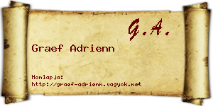 Graef Adrienn névjegykártya